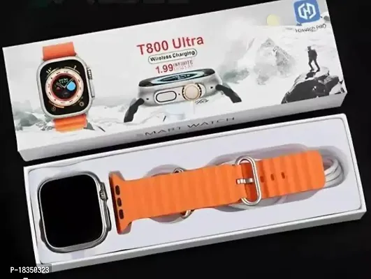 nbsp;Ultra Series 8 Smart Watch T800 Ultra Men Smartwatch Bluetooth Call Wireless Charge Fitness Bracelet (Orange) Nectar T-800 Ultra smartwatch-thumb0