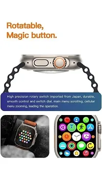 nbsp;Ultra Series 8 Smart Watch T800 Ultra Men Smartwatch Bluetooth Call Wireless Charge Fitness Bracelet (Orange) Nectar T-800 Ultra smartwatch-thumb2