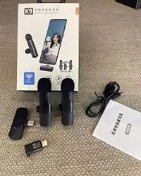 K9 2.4GHz Wireless Microphone Mic System for YouTube Facebook Live Stream, Instagram Reels Video Recording Vlog for Type-C Android  iPhone-thumb4