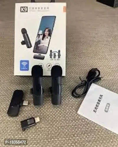 K9 2.4GHz Wireless Microphone Mic System for YouTube Facebook Live Stream, Instagram Reels Video Recording Vlog for Type-C Android  iPhone-thumb5