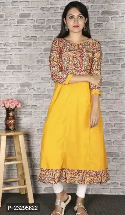 Women Stylish Crepe A-Line Kurta