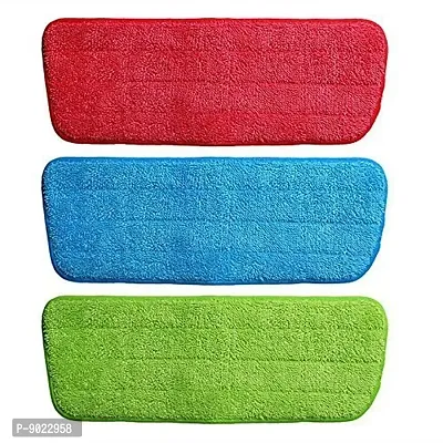 3 Pcs Replacement Reusable Microfiber Spray Mop Pad Dust Cleaning Mop Head Cloth Pads Spray Mop Pad-thumb0