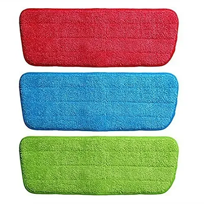 3 Pcs Replacement Reusable Microfiber Spray Mop Pad Dust Cleaning Mop Head Cloth Pads Spray Mop Pad