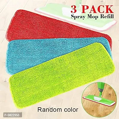 3 Pcs Replacement Reusable Microfiber Spray Mop Pad Dust Cleaning Mop Head Cloth Pads Spray Mop Pad-thumb2