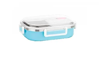 Classy Stainless Steel Insulated Lunch Box with Lid-thumb1