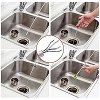 Drain Pipe Sewer Sink Cleaning Spring Stick for Tub Dredge Remover, Clog Remover, Hair Catching Cleaning Tool-thumb3