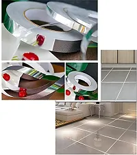 50m Tiles Silver Adhesive Decoration Tape Multi Use Tiles Sticker Waterproof Gap Sealing Tape-thumb2