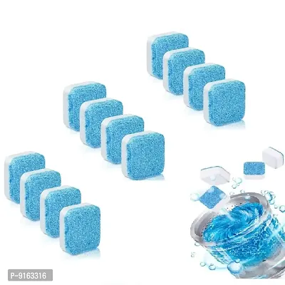 12 Pcs Washing Machine Tablet Descaling Powder Deep Cleaner Effervescent Tablet for All Companyrsquo;s Front and Top Load Machine-thumb0