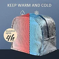 Light Blue Animal Insulated Lunch Bags Small for Women Work,Student Kids to School,Thermal Cooler Tote Bag Picnic Organizer-thumb1