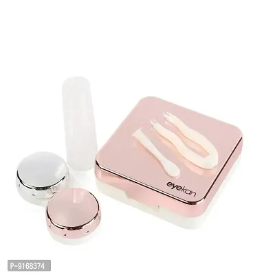 Travel Contact Lens Case Box With Mirror/Mini Simple Contact Lens Travel Case Box-thumb4