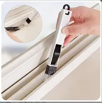 2 Pcs White  Plastic Corners  Edges Dust Multipurpose Use Cleaning Brush for Window Frame, Keyboard-thumb1