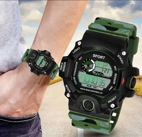 Stylish Premium Quality Silicone Digital Watches For Men Pack Of 1