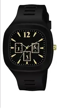 Classy Silicone Analog Watches for Men-thumb2