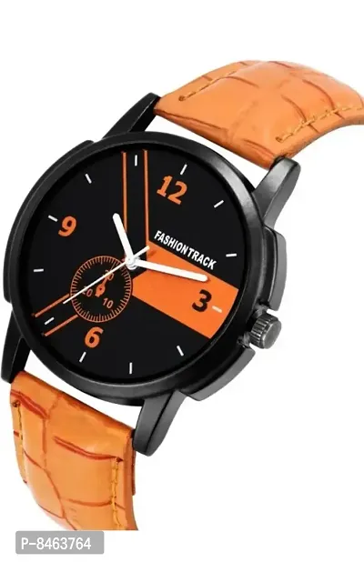 Classy Synthetic Leather Analog Watches for Men
