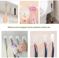 Huslu Magic Plastic Self Adhesive Sticker for Bathroom Wall Self Corner Shelves-thumb4