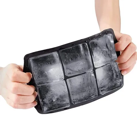 1pc Ice Tray With Easy Release Push Bottom For Making Ice Cubes