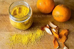 Natural Health Product Orange Peel (Citrus Aurantium) (Santra Chilka) Powder (Vitamin C) for oil control | Skin Whitening and As a Toner| Face Pack and Hair Pack -100G-thumb1