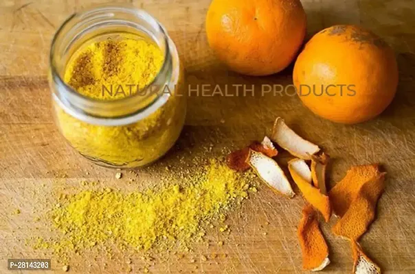 Natural Health Product Orange Peel (Citrus Aurantium) (Santra Chilka) Powder (Vitamin C) for oil control | Skin Whitening and As a Toner| Face Pack and Hair Pack -100G-thumb2