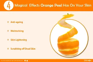 Natural Health Product Orange Peel (Citrus Aurantium) (Santra Chilka) Powder (Vitamin C) for oil control | Skin Whitening and As a Toner| Face Pack and Hair Pack -100G-thumb3