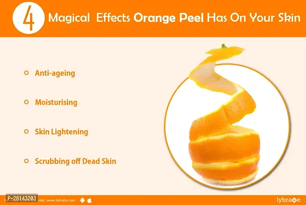 Natural Health Product Orange Peel (Citrus Aurantium) (Santra Chilka) Powder (Vitamin C) for oil control | Skin Whitening and As a Toner| Face Pack and Hair Pack -100G-thumb4