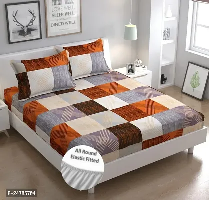 Classic Polycotton Double Bedsheets with Pillow Cover