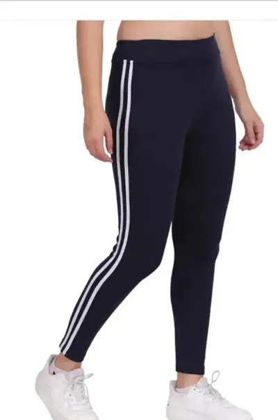 Elite Blend Solid Track Pant For Women