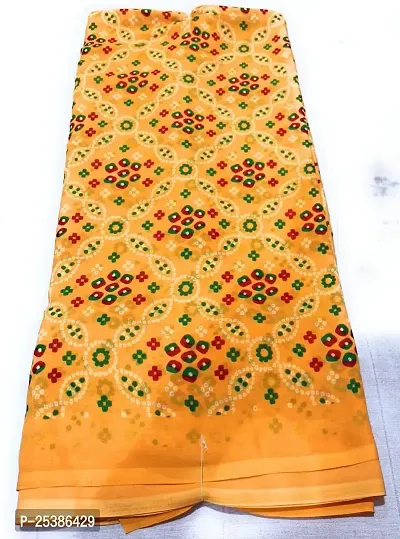Elegant Faux Georgette Printed Saree with Running Blouse For Women