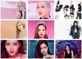 KARTMEN Pack of 56 BLACKPINK K-POP Girls Photos for Fans (8.2 x 11.7 Inches) (Size - A4)-thumb4