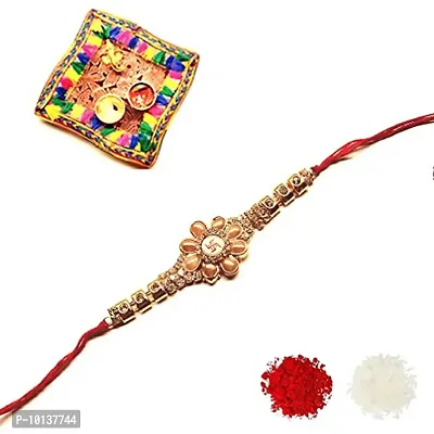 KARTMEN Shree | Rakshabandan | Rakhi for brother | Scented Rakhi | Beautifull Rakhi for Raksha bandhan Design-8 (pack of 10)-thumb0