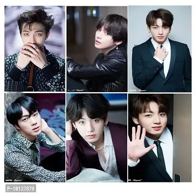 KARTMEN Kpop Bangtan Boys Poster 2021 New JUNG KOOK JIMIN SUGA V RM JIN JHO PE Pack of 16 BTS Photos for BTS Fans (12 x 18 Inches) (Size - A3)-thumb2