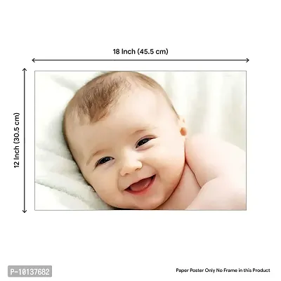 KARTMEN 300GSM Thick Paper, Gloss Laminated HD Smiling Cute Baby Combo Posters for Pregnant Women - Set of 20 (12x18-Inches, Multicolour)-thumb3