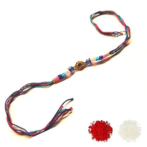 KARTMEN Shree | Rakshabandan | Rakhi for brother | Scented Rakhi | Beautifull Rakhi for Raksha bandhan Design-7 (pack of 10)