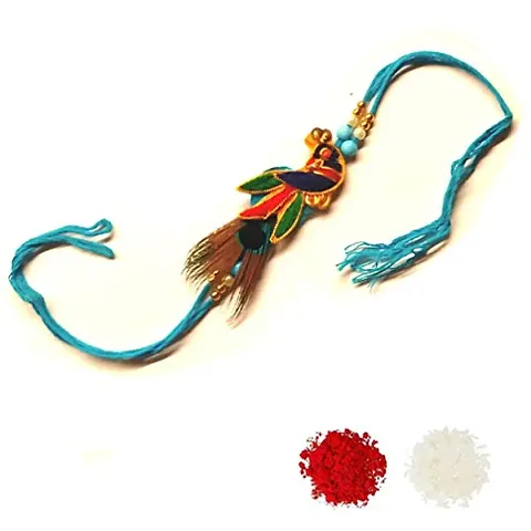 KARTMEN Shree | Rakshabandan | Rakhi for brother | Scented Rakhi | Beautifull Rakhi for Raksha bandhan Design-6 (pack of 10)