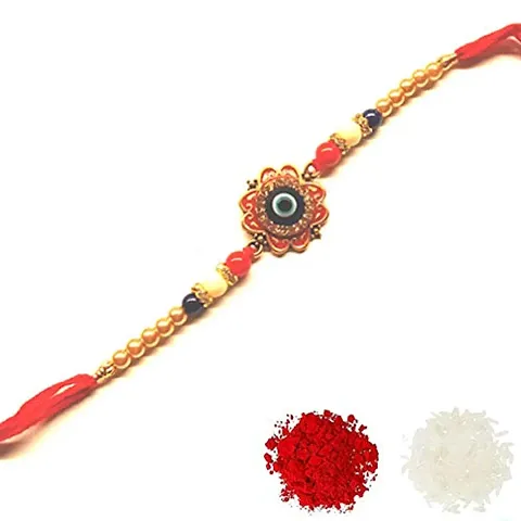 KARTMEN Shree | Rakshabandan | Rakhi for brother | Scented Rakhi | Beautifull Rakhi for Raksha bandhan Design-5 (pack of 10)