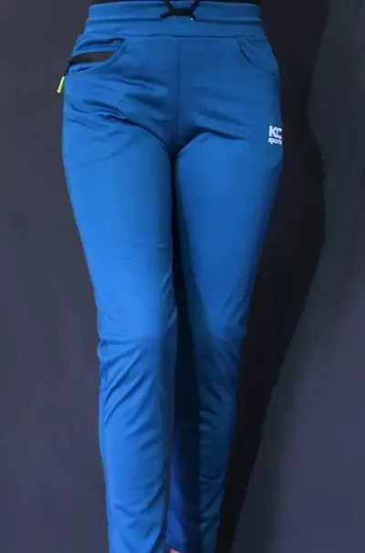 Cotton Blend Track Pant For Women