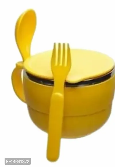 Bowl Set Lunch Box For Kids -Yellow