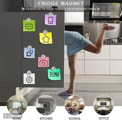 Definite Unicorn mini Magnets for Fridge, Almirah, Refrigerator, Kids Room (Pack of 5 Magnets)-thumb4