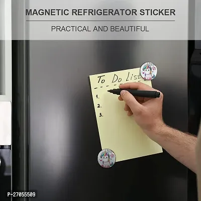 Definite Unicorn mini Magnets for Fridge, Almirah, Refrigerator, Kids Room (Pack of 5 Magnets)-thumb5