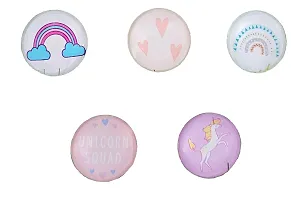 Definite Unicorn mini Magnets for Fridge, Almirah, Refrigerator, Kids Room (Pack of 5 Magnets)-thumb2