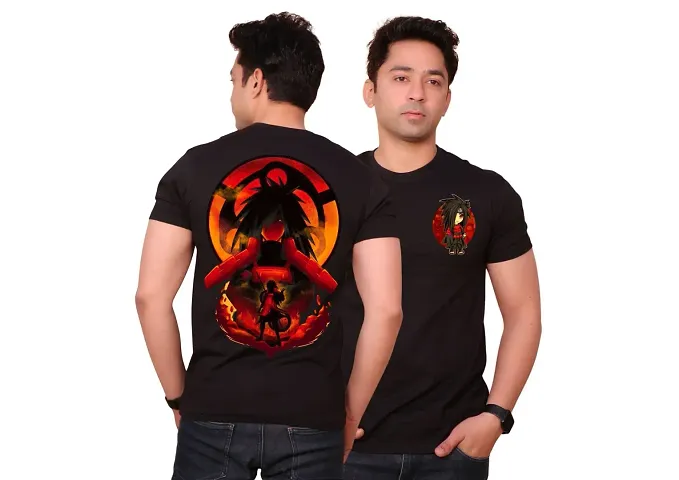 FACTALE The Uchiha Ghost Madara Round Neck Regular Fit Tshirt for Men Women's