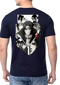 FACTALE Itachi Legend Printed Round Neck Cotton Regular Fit Tshirt for Men  Women's-thumb1