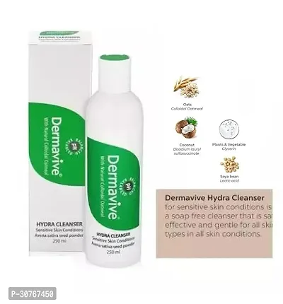 Dermavive Hydra Cleanser for man and woman glowing skin 250ml