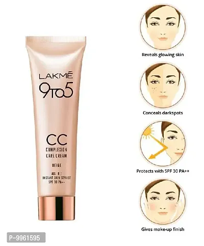 9 To 5 Cc Cream, 01 - Beige, Light Face Makeup With Natural Coverage, Spf 30 9G _01-thumb0