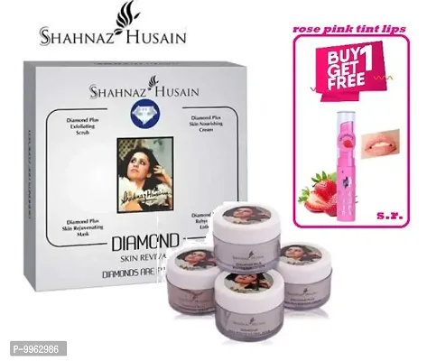 shahnaz hussain diamond box facial kit with free magic pink lip balm