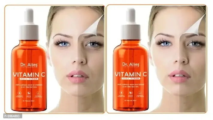 Dr. Alies - Professional Vitamin C Supercharged Face Serum - Brightening Anti-Aging Skin Repair Dark Circle Fine Line  Sun Damage Corrector 60ML PACK OF 2-thumb0