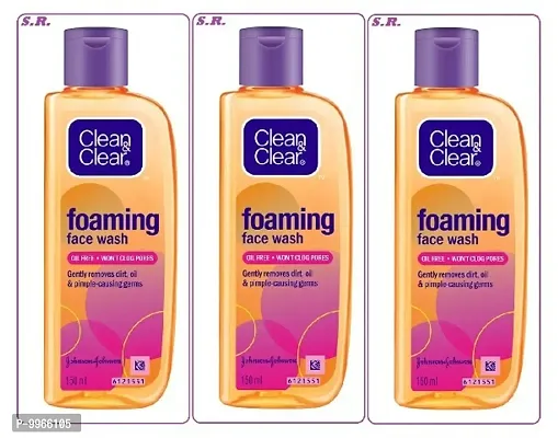 Clean  Clear Foaming Face Wash For Oily Skin, 150ml _03-thumb0