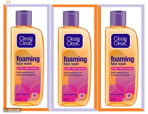 Clean  Clear Foaming Facewash for Oily Skin,150ml _03-thumb0