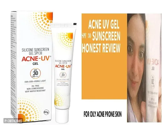 Acne-UV Sunscreen gel with Broad Spectrum UVA/UVB Protection | Oil Free | Gel SPF 30-thumb0