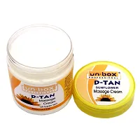 Unbox Professional D-TAN Sunflower Massage Cream All Type Skin 500ml (pack of 1)-thumb1