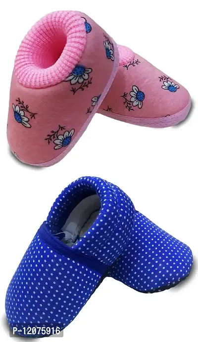 Tavish Candy Baby Boy's and Girl's Canvas Shoes with Anti-Slip Sole (3-12 Months) - Pair of 2-thumb0